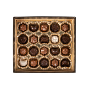 Gourmet Chocolate Truffles Gift Box - 20 pc - Personalized