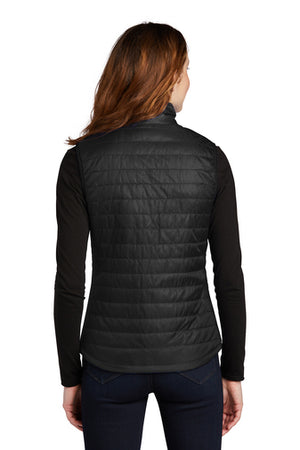 Women's Packable Puffy Vest - Black