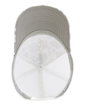 Infinity Her White/Grey Cow Pattern Cap