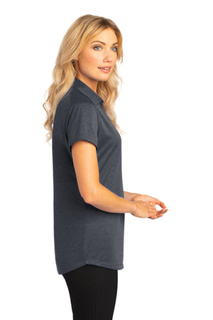 Trends Womens Grey Loop Polo - Close Out