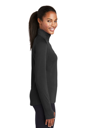 Designer Textured 1/4 Zip - Ladies