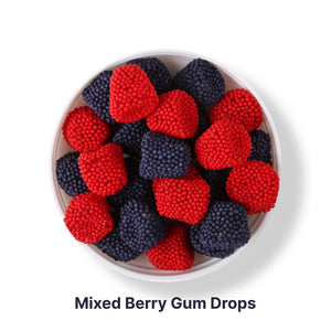 Mixed Berry Gum Drops: Taster Packet - Personalized