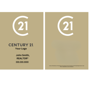 12pt Relentless Gold Full Color Pocket Folder - Personalized