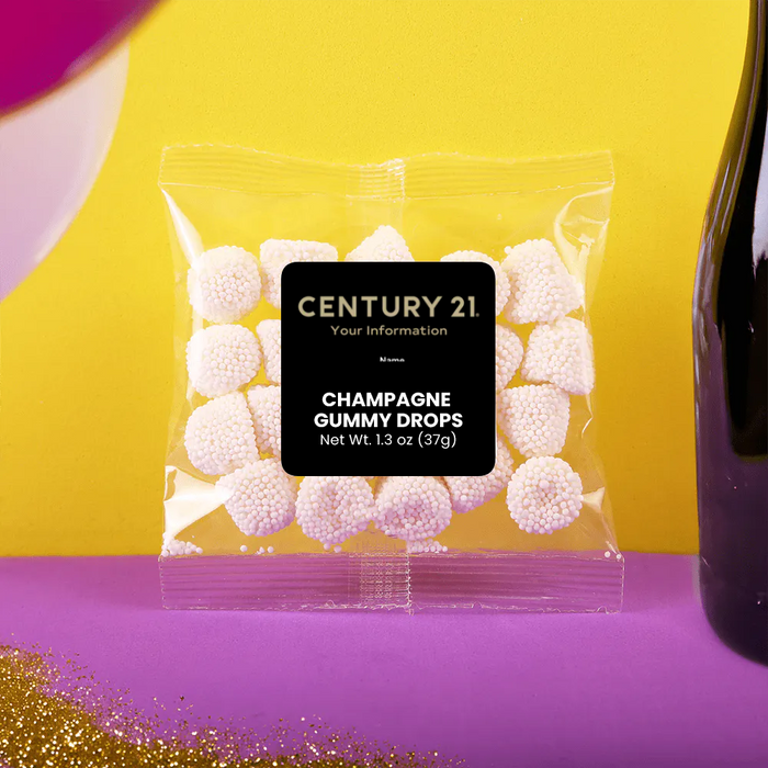 Champagne Gummy Drops Taster Packet - Personalized