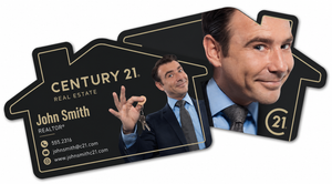 House Shape Business Card | Personalized with Your Information/Message