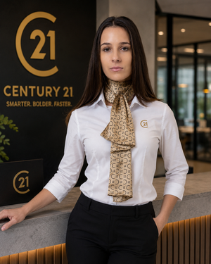 Relentless Gold 100% Silk Corporate Scarf