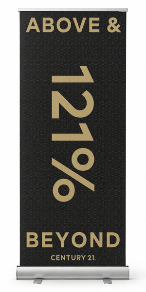 Pull Up Retractable Banner | Above & Beyond Artwork
