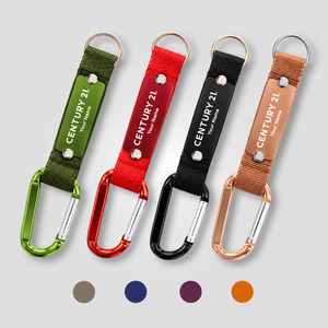 Strap Happy Carabiner Keychain | Personalized- Free Shipping