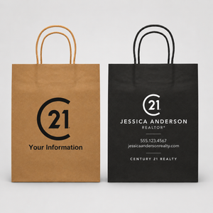 Black Kraft Paper Bag | Personalized