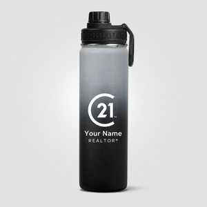 Alaska Ombre - 24 oz. Stainless Steel Double Wall Water Bottle | Personalized