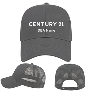 Grey Trucker Cap - Personalized