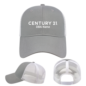 Poly/Cotton Trucker Mesh Back Cap - Personalized
