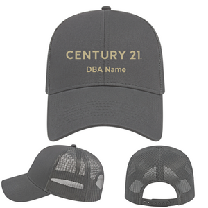 Grey Trucker Cap - Personalized