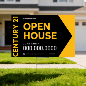 Custom Corrugated Plastic Yard Sign – 18" x 24" with Ground Spikes ⚡ FAST 48-HOUR PRODUCTION