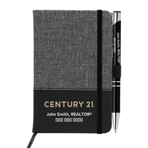 Twain Notebook & Tres-Chic Pen Gift Set - Your Logo