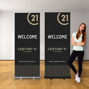Retractable Pull Up Banner | WELCOME