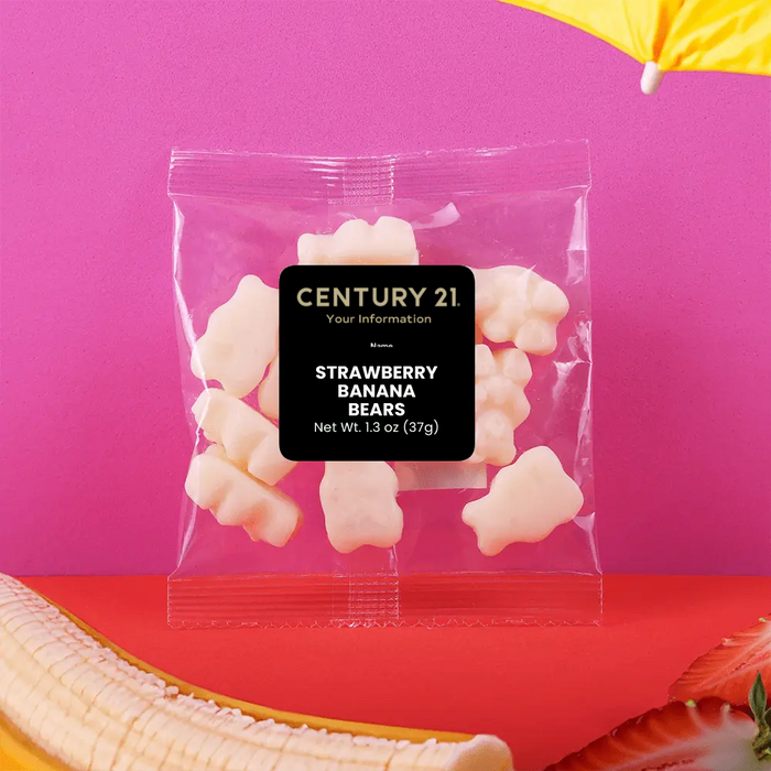 Strawberry Banana Bears Taster Packet - Personalized