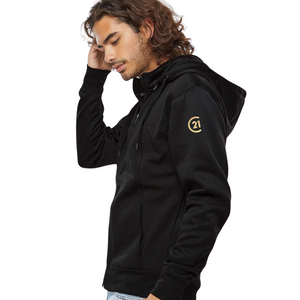 Independent Trading Co.  Poly-Tech Full-Zip Hooded Sweatshirt