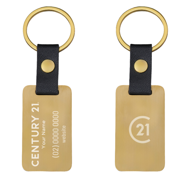 Stainless Steel Metal Keychain - Personalized