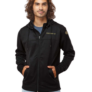 Independent Trading Co.  Poly-Tech Full-Zip Hooded Sweatshirt