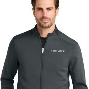 Wordmark OGIO® Transcend Full-Zip Mens - Tarmac Grey