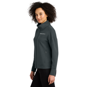 Wordmark OGIO® Transcend Ladies Full-Zip - Tarmac Grey - Close Out
