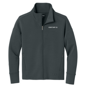 Wordmark OGIO® Transcend Ladies Full-Zip - Tarmac Grey - Close Out