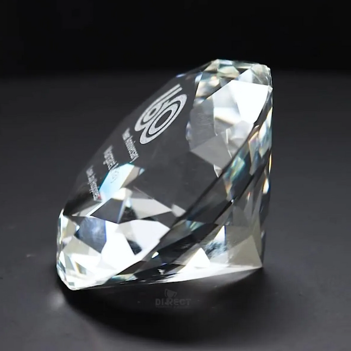 Diamond Paper Weight Award - Personalized