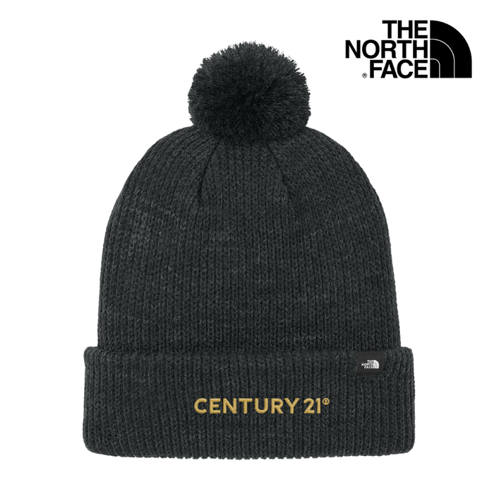The North Face® Wordmark POM Beanie - NEW