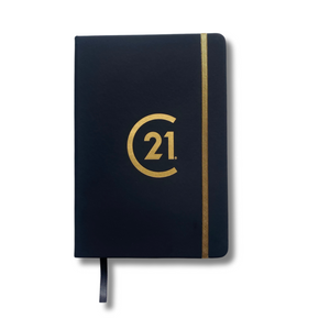 Seal Classic Notebook with Gold Elastic Closure