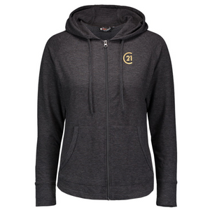 Cashmere Full Zip Hooded Sweatshirt