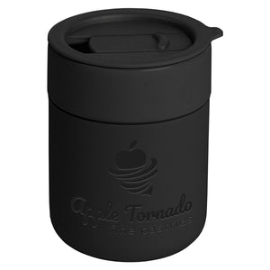 Obsidian 9 oz. Ceramic and Silicone Mug - Your Logo/Name Laser Engraved