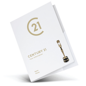 14pt White Pocket Folder - Personalized