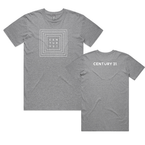 Staple Square Logo Tee - Athletic Grey