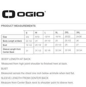 Wordmark OGIO® Transcend Ladies Full-Zip - Tarmac Grey - Close Out