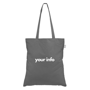 Geo 5oz Recycled Cotton Tote - Your logo - FREE SHIPPING