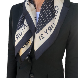 Wordmark Silk Scarf - Century 21 Promo Shop USA