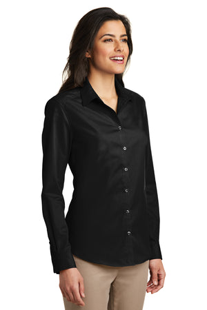 DBA Ladies Long Sleeve Carefree Poplin Shirt - Century 21 Promo Shop USA