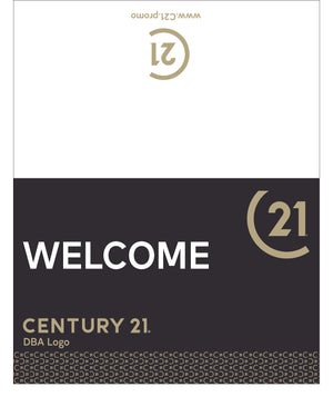 Table Tent x 5 - WELCOME - Century 21 Promo Shop USA