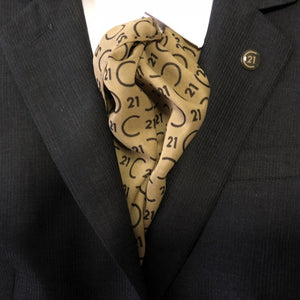 Relentless Gold Silk Scarf - Century 21 Promo Shop USA