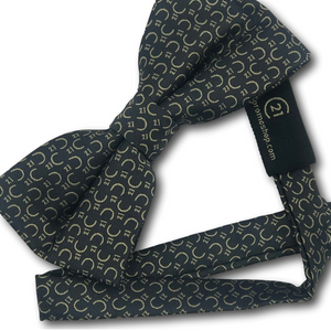 Charcoal C21 Pattern Bow Tie