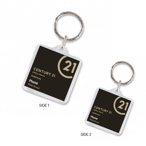 Acrylic Square Keyring - Personalized