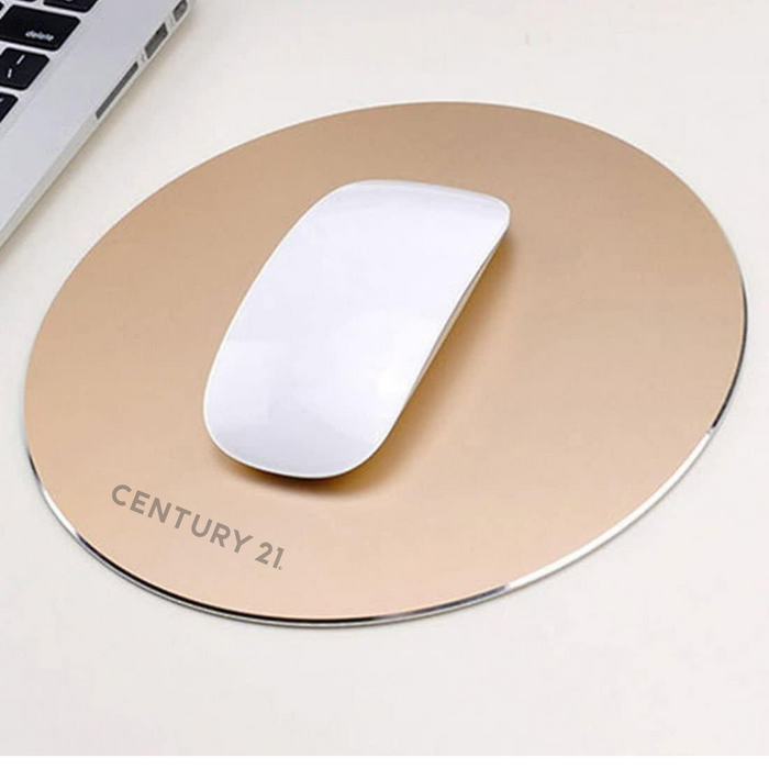 Wordmark Gold Aluminium Mouse Pad