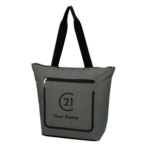 Slade Zippered Tote Bag with Your DBA Logo