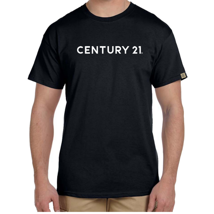 Wordmark Tee, Black Mens