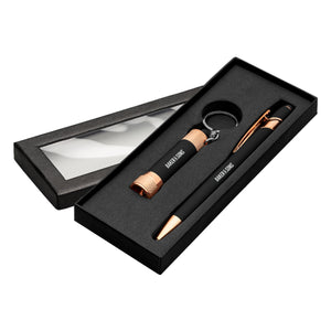 Ellipse Gift Set - Rose Gold - Your Name/Logo - FREE SHIPPING