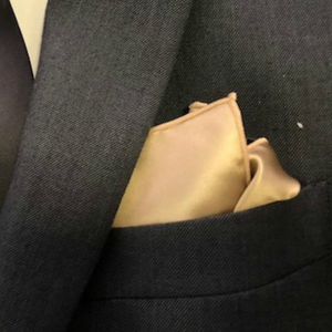 Relentless Gold Pocket Square - Century 21 Promo Shop USA