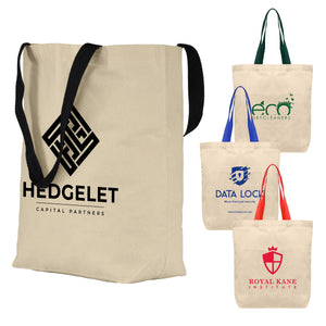 Tonga Cotton Tote Bag - Your Name/Logo