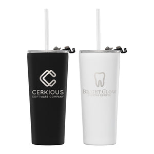 Excalibur 22oz Tumbler with Straw - Your Logo/Name